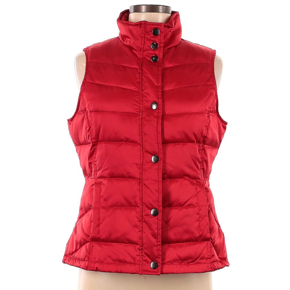 NWOT INC International Concepts Satin Down Vest